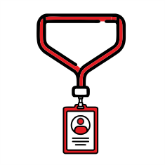 kaelakaardi tasku 11.2 x 17.4 cm with logo