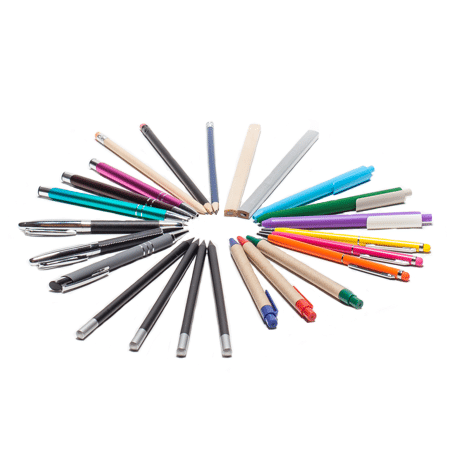 Selection of writing instruments