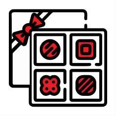 marjade ja pähklite komplekt trio with logo