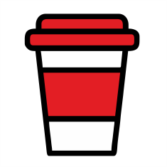 COFFEE CUPS AND DRINKING CUPS