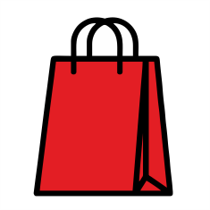 Paper and gift bags with logo