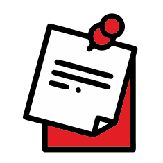 Sticky notes and notepads with logo
