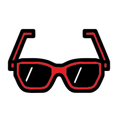 Sunglasses with logo