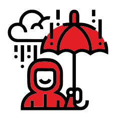 Umbrellasand raincoats with logo