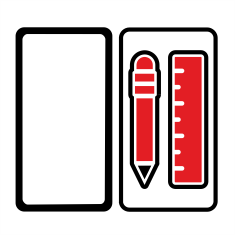 Writing instrument sets with logo